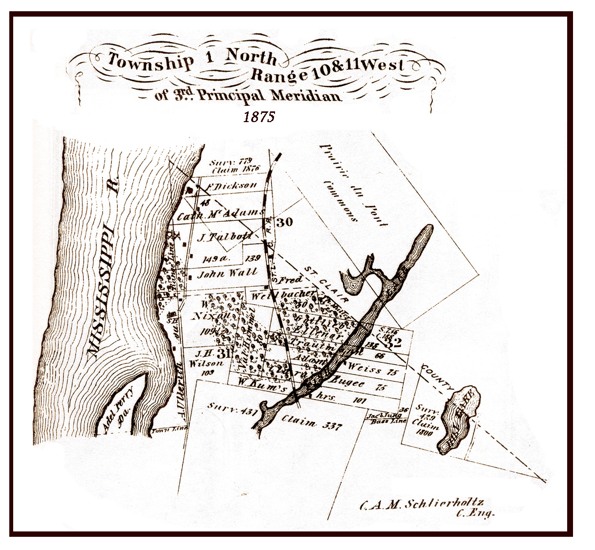 1875 MONROE COUNTY TOWNSHIP MAPS